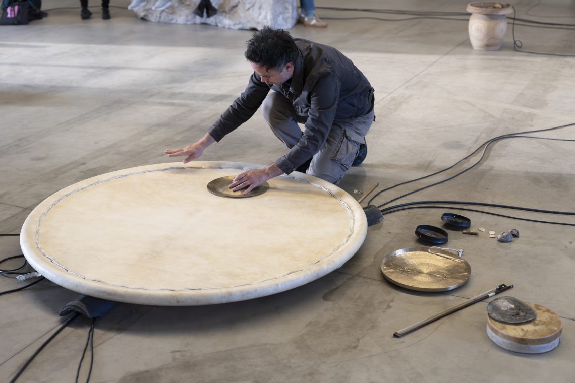 Activation by Enrico Malatesta, 2025 Courtesy Pirelli HangarBicocca Photo Lorenzo Palmieri