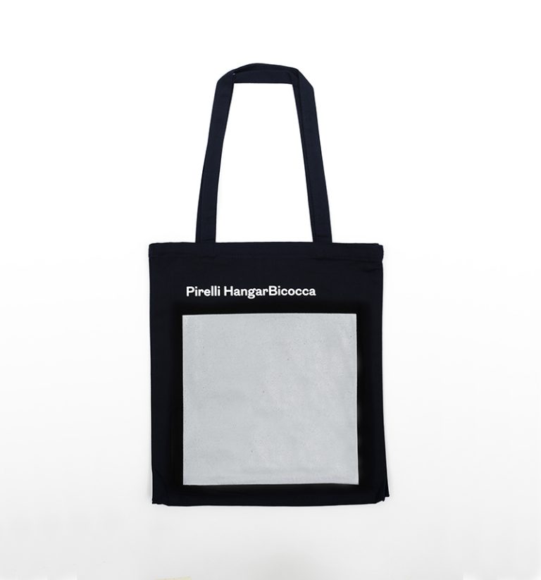 Shopper black and silver