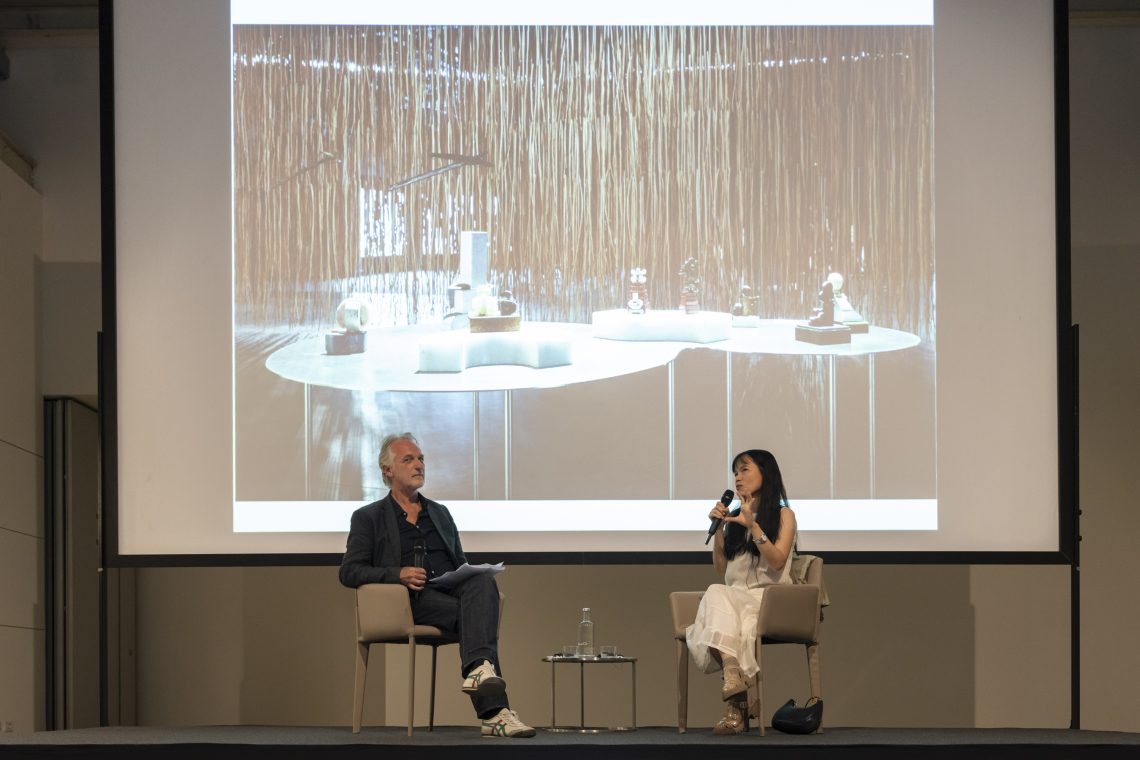 Thao Nguyen Phan in conversation with Jaap Guldemond, 2023 Courtesy Pirelli HangarBicocca Photo Lorenzo Palmieri