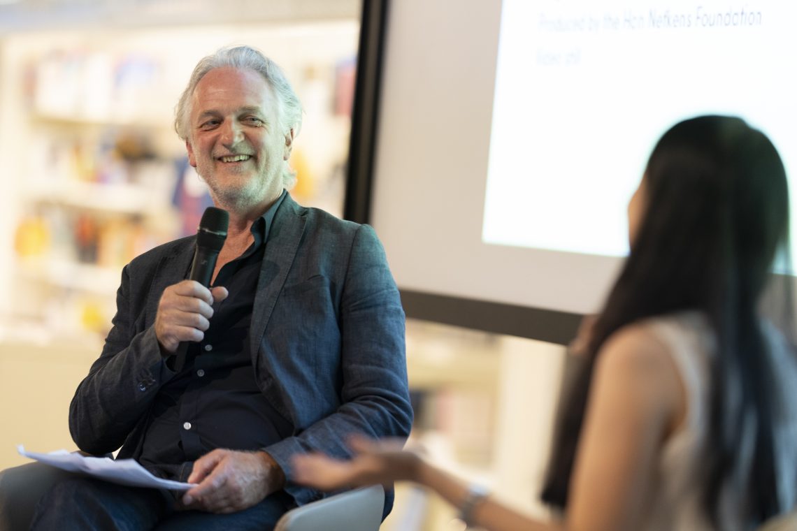 Thao Nguyen Phan in conversation with Jaap Guldemond, 2023 Courtesy Pirelli HangarBicocca Photo Lorenzo Palmieri