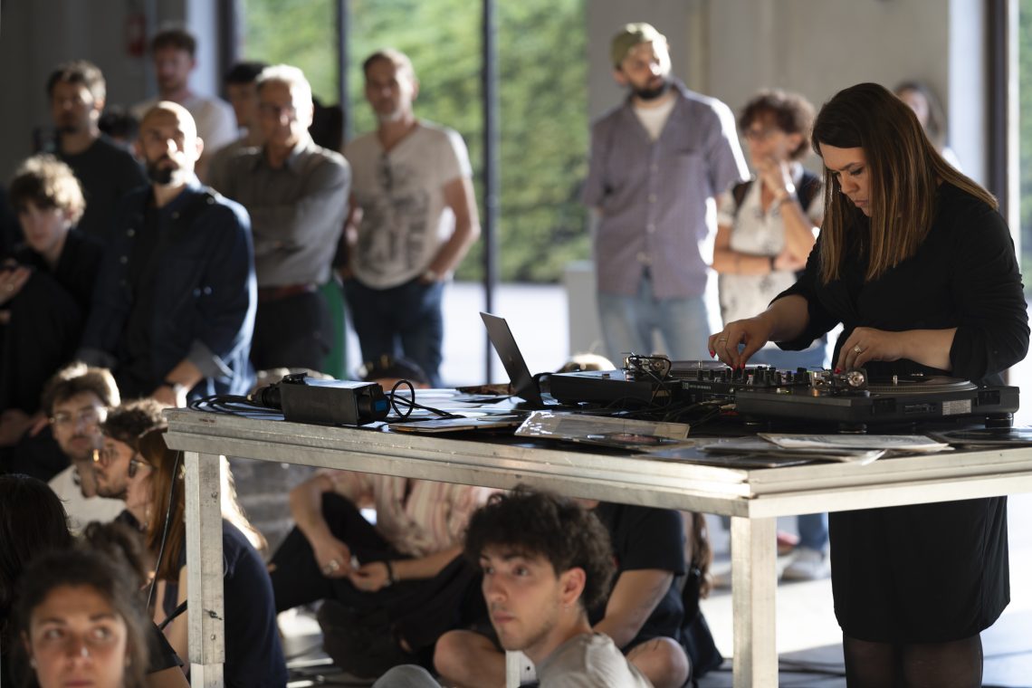 Sound performance by Tarek Atoui with Canedicoda, Charbel Haber and Mariam Rezaei, 2025
Courtesy Pirelli HangarBicocca
Photo Lorenzo Palmieri