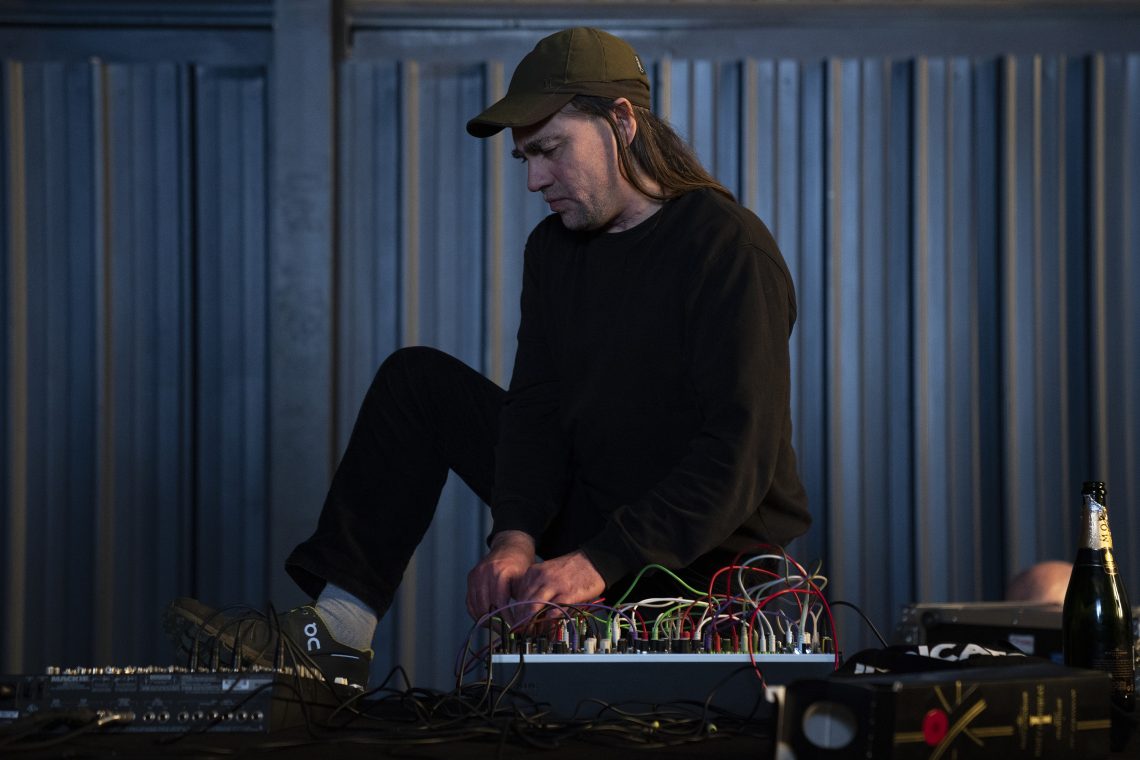 Sound performance with Keiji Haino and Russell Haswell, 2020 Courtesy Pirelli HangarBicocca Photo Lorenzo Palmieri