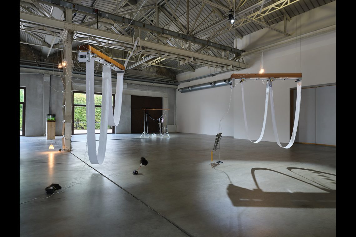 Yuko Mohri “Entanglements” Exhibition view, Pirelli HangarBicocca, Milan, 2025 Courtesy the artist and Pirelli HangarBicocca, Milan Photo Agostino Osio