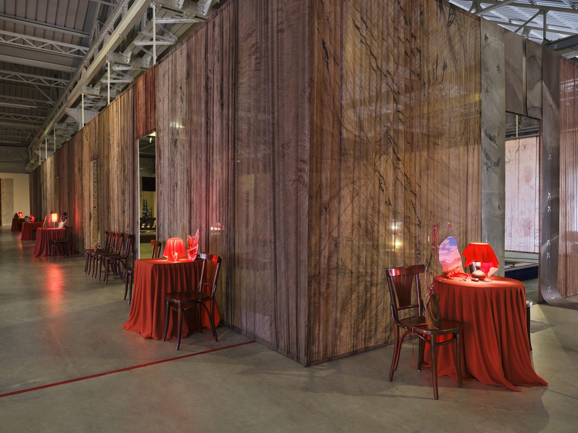 Benni Bosetto “Rebecca” Veduta della mostra, Pirelli HangarBicocca, Milano, 2026 Courtesy l’artista e Pirelli HangarBicocca, Milano Foto Agostino Osio