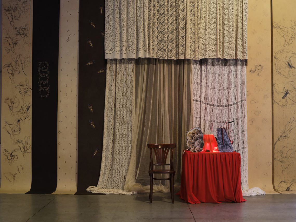 Benni Bosetto “Rebecca” Veduta della mostra, Pirelli HangarBicocca, Milano, 2026 Courtesy l’artista e Pirelli HangarBicocca, Milano Foto Agostino Osio