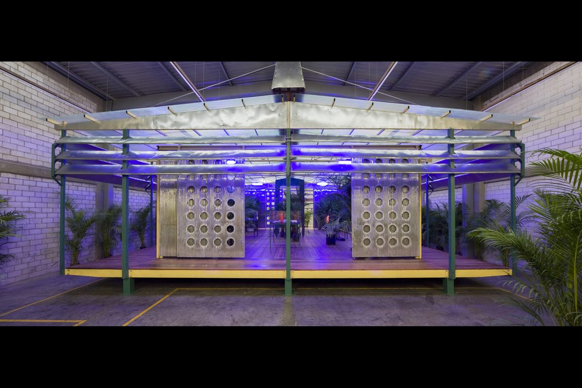 Rirkrit Tiravanija untitled 2006 (palm pavilion), 2006-08 Veduta dell’installazione, kurimanzutto, Città del Messico, 2008 Collection of Inhotim Institute, Minas Gerais, Brasil Courtesy l’artista e kurimanzutto