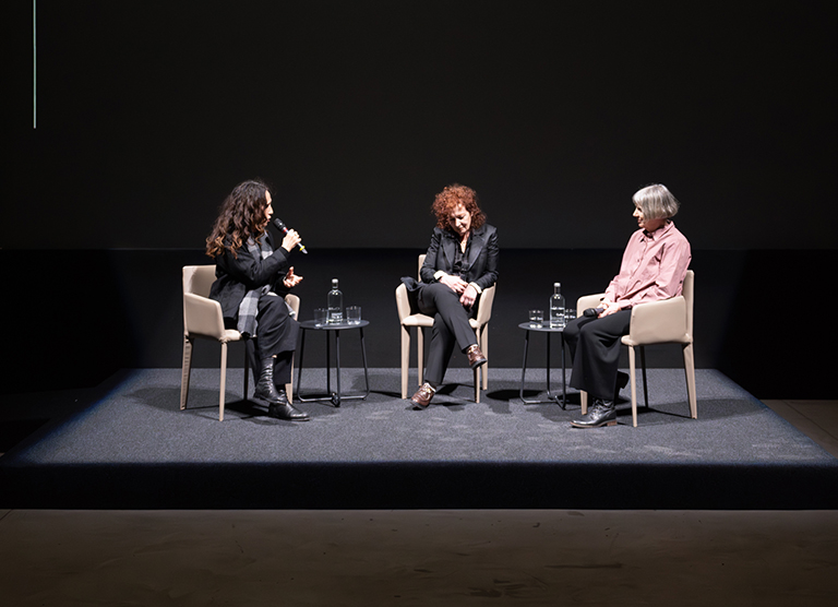An evening with Nan Goldin and Vivienne Dick, Pirelli HangarBicocca, Milan. Courtesy the artist and Pirelli HangarBicocca. Photo Lorenzo Palmieri